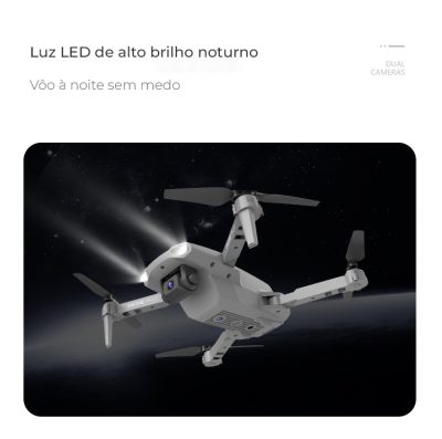 Drone E99 PRO com câmera dupla 4K