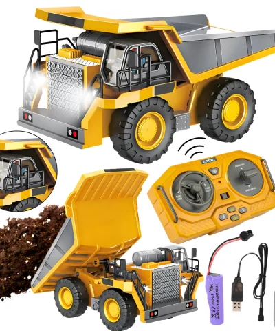 Caminhão Caçamba Basculante Réplica de controle remoto recarregável