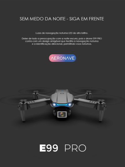 Drone E99 PRO com câmera dupla 4K