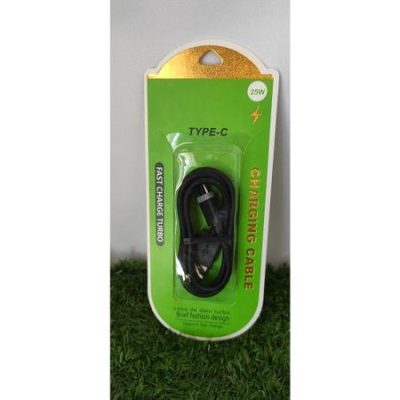 Cabo USB tipo C 1metro 25w resistente