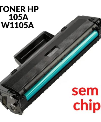 Toner NOVO HP 105a w1105a preto p/ 107a 107w mfp135a mfp135w s/ chip