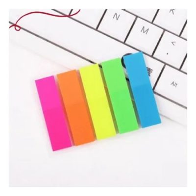 Bloco Marcador De Página Adesivo Régua 5 Cores 25 Folhas Masterprint MP2030