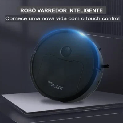 Robô Aspirador de Pó Inteligente Limpeza Portátil Varredor - Imagem 6