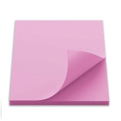 Bloco Adesivo 75x75 Rosa 100 folhas