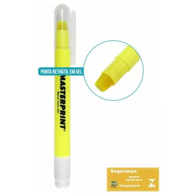 Caneta Marca Texto em Gel Masterprint