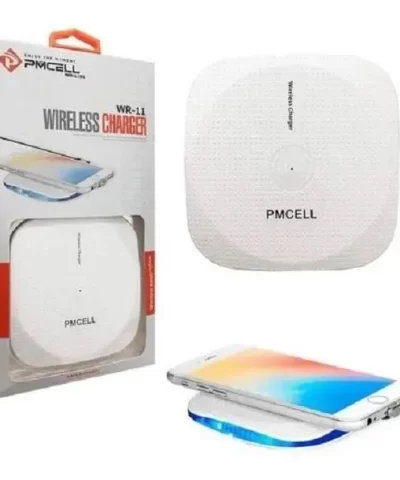 Carregador wireless 2.4A magnética WR-11 PMCELL – branco