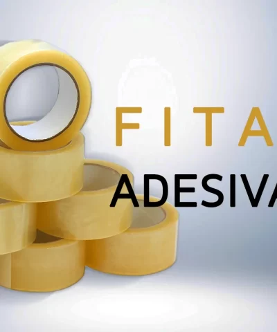 Fita adesiva transparente 45mm c/ 100 metros