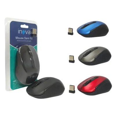 Mouse sem fio USB INOVA - Imagem 3
