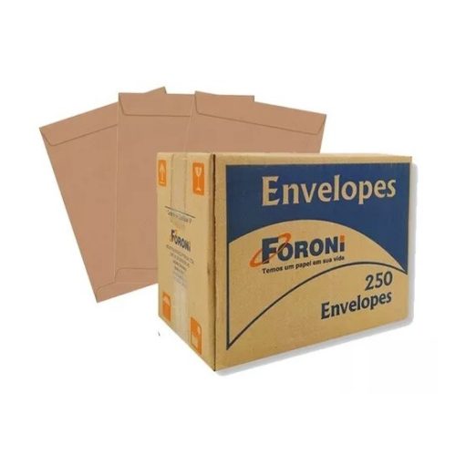 caixa de envelopes kraft